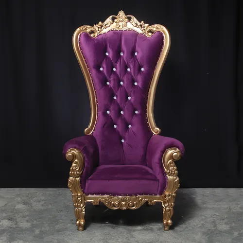 Queen Tiffany Throne Chair P/G