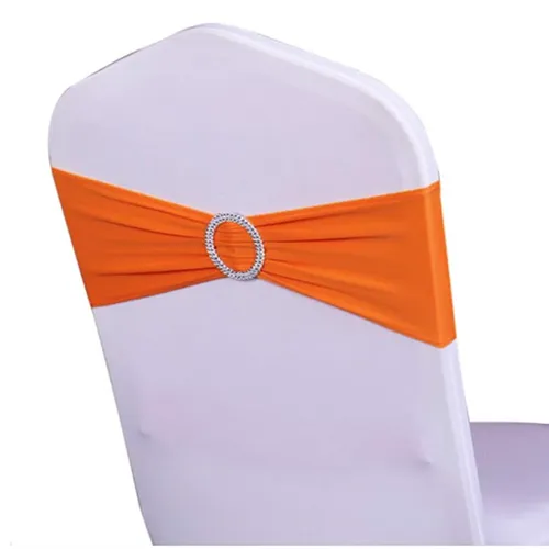 Orange Spandex Chair Ties