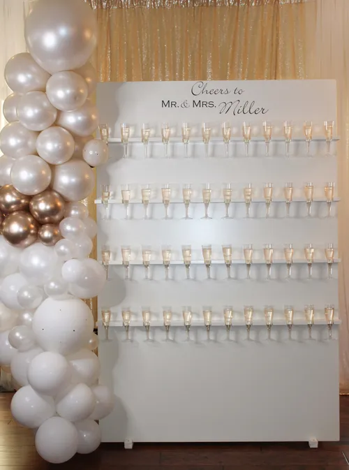 White Champagne Wall