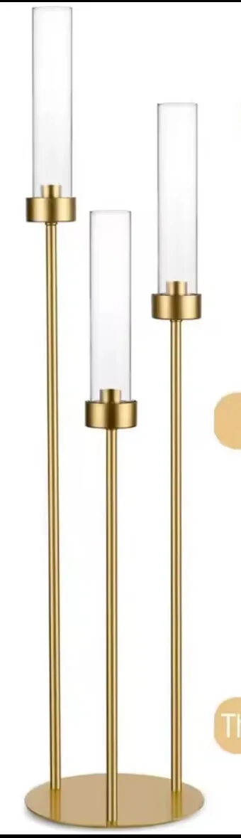 Gold Candelabra (3 Arm)