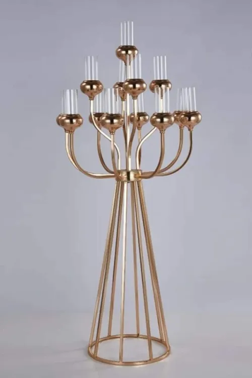 13 Arm Gold Cluster Candleholder