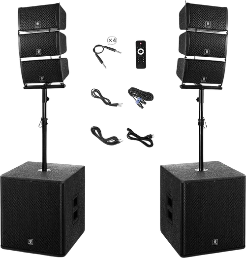 PRORECK Club 8000W Powered PA Speaker System