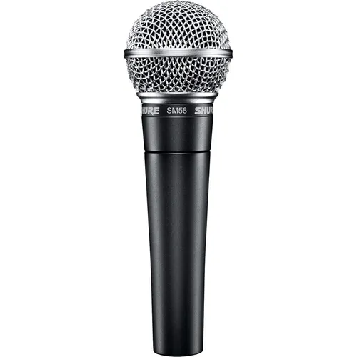 Shure SM58-LC Dynamic Vocal Microphone – Professional Handheld Cardioid XLR Mic