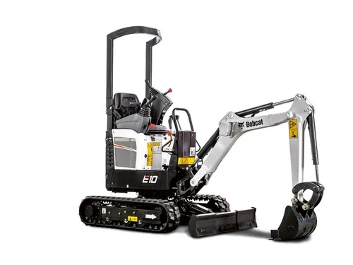 Minibagr Bobcat E10 – kompaktní a výkonný stroj do těžko přístupných míst