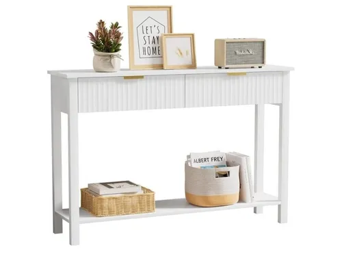 White Luxury Console Table