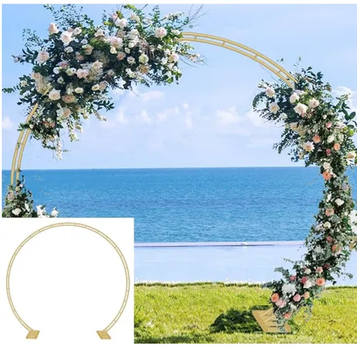 Classic Gold Double Arch Backdrop