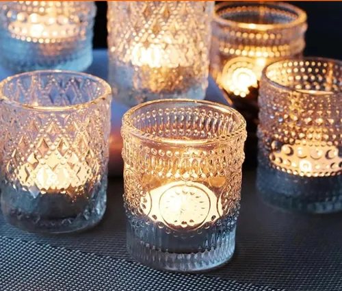 Crystal  Votive Candle Holders