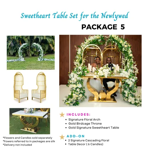 Sweetheart Table Set (PACKAGE 4)