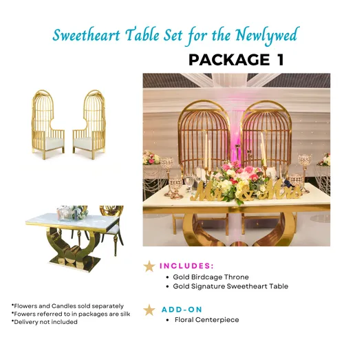 Sweetheart Table Set (PACKAGE 1) 