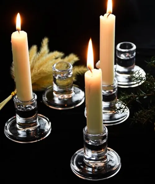 Crystal Taper Candle Holder