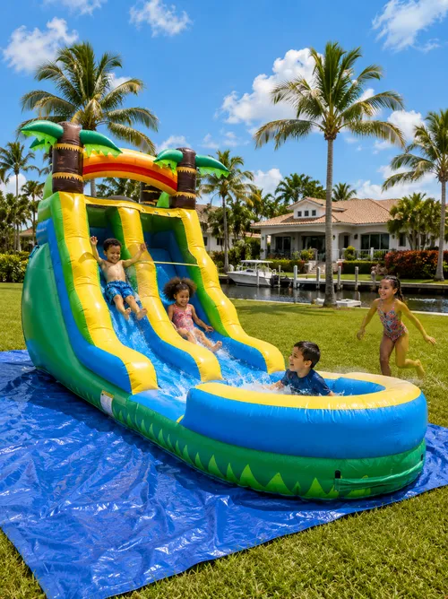 16ft Tropical Waterslide