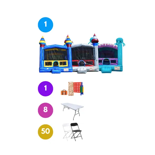 Bounce House Package (50 Guests)