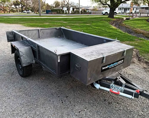 7x5 (2.1m x 1.5m) Heavy Duty Box Trailer (Bunkers Hill)