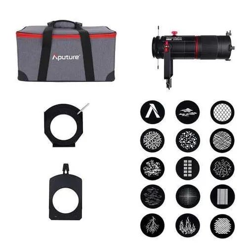 Проекційна Насадка Aputure Spotlight Mini Zoom for LS 60d and 60x + Iris Діафрагма
