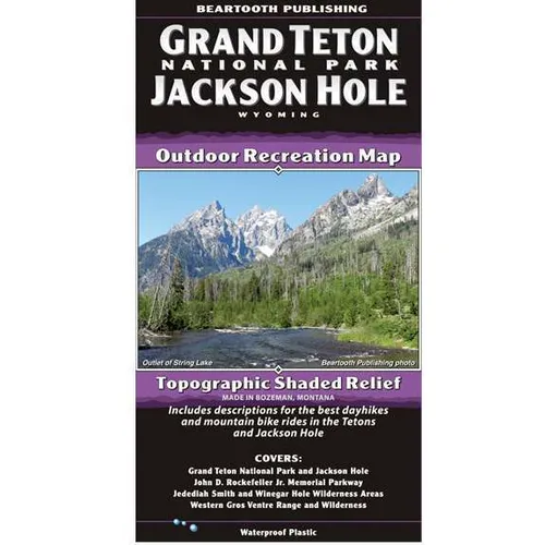 Grand Teton National Park Map (Beartooth Publishing)