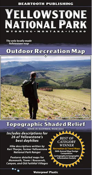 Yellowstone National Park Map (Beartooth Publishing)