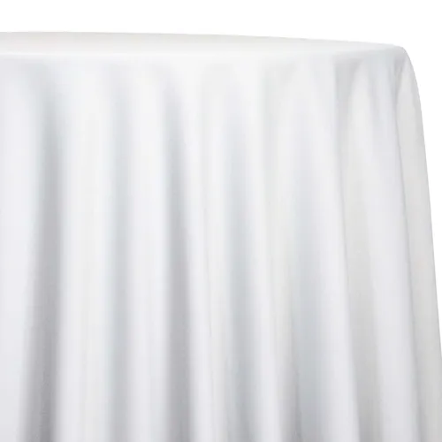 round white linen