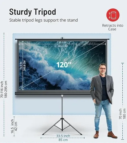 Projector Screen 120 inch