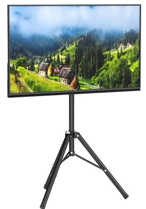 65 Inch smart TV with adjustable tripod stand