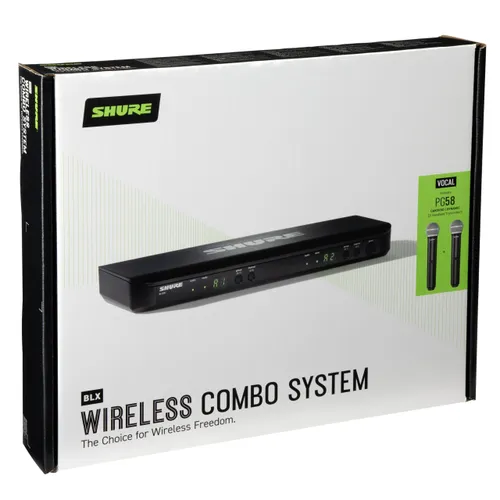 Shure BLX288/PG58 UHF Wireless Mic System