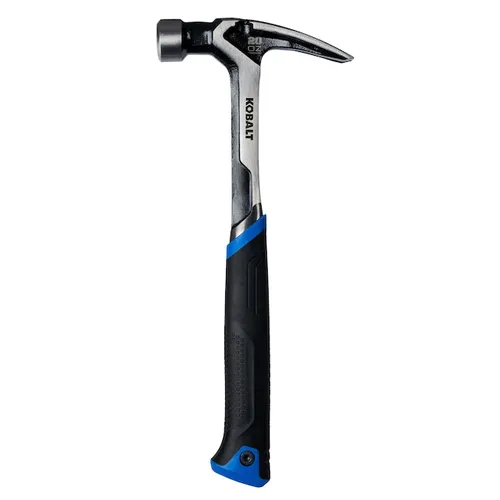 Kobalt 20-oz Smooth Face Steel Head Steel Claw Hammer