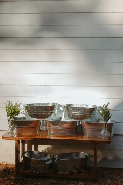 Mini Galvanized Tubs