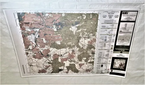 Karte topografisch /Kassel West