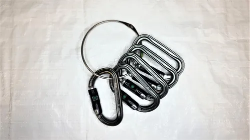 Karabiner D Trilock/Balllock [5er Set]