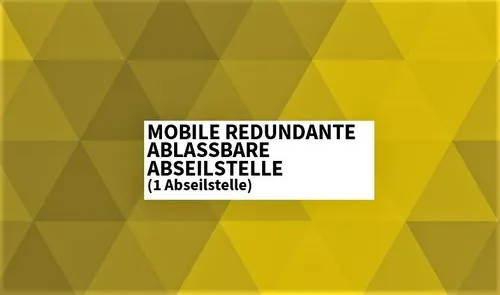 Bundle Mobile Redundante Ablassbare Abseilstelle