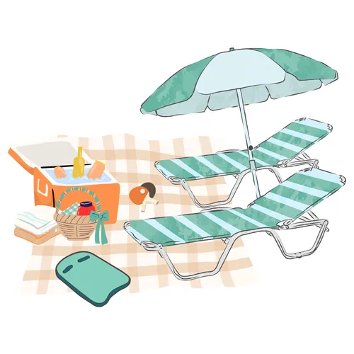 Premium Lounge Beach Kit