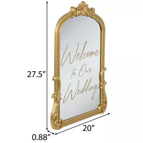 Welcome To Our Wedding Mirror Sign