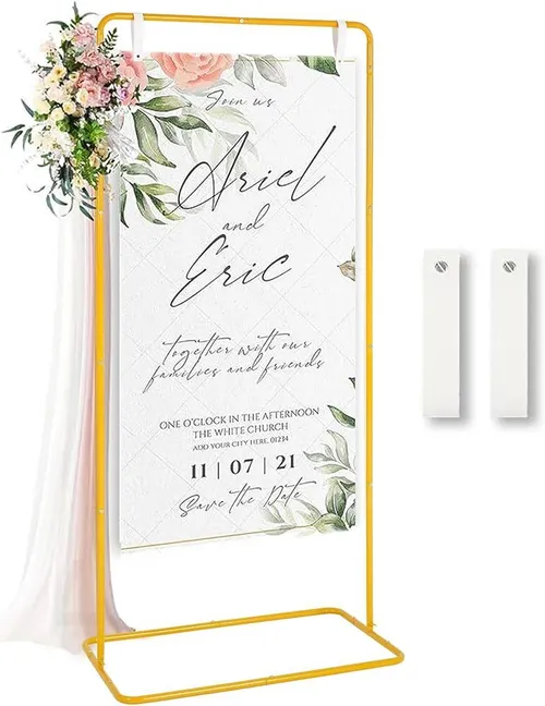 Gold Hanging Sign Frame (Frame Only)