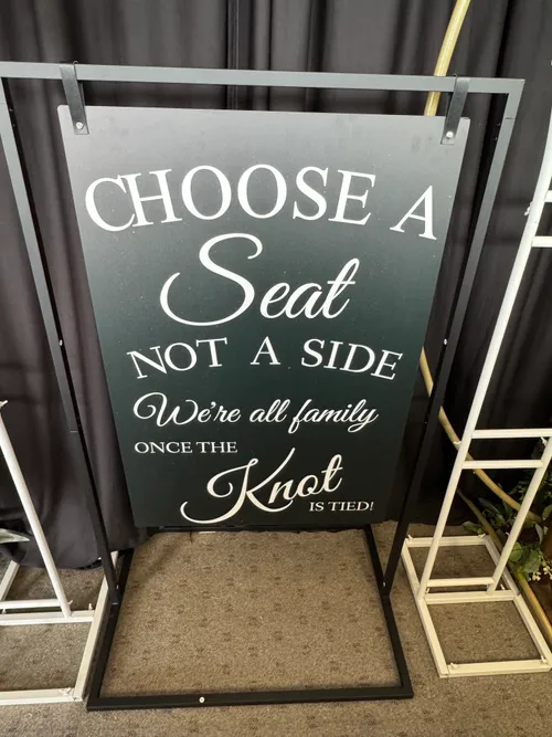 Choose A Seat Sign