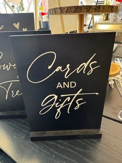 Cards & Gifts Sign