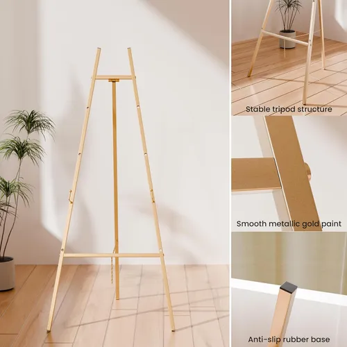 Heavy Duty Metal Easel Black or Gold