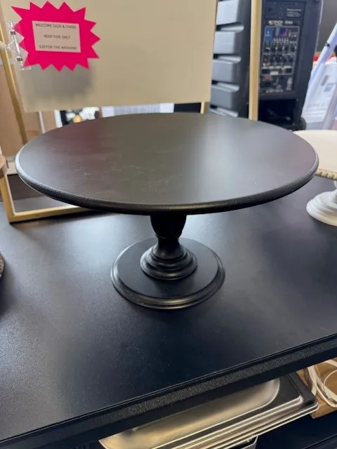 Black Cake Stand