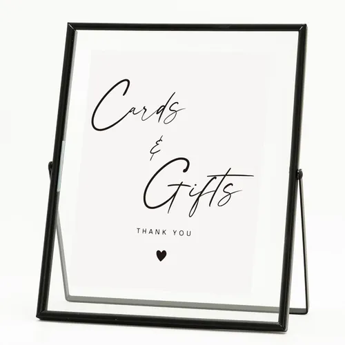 Cards & Gifts Glass Sign