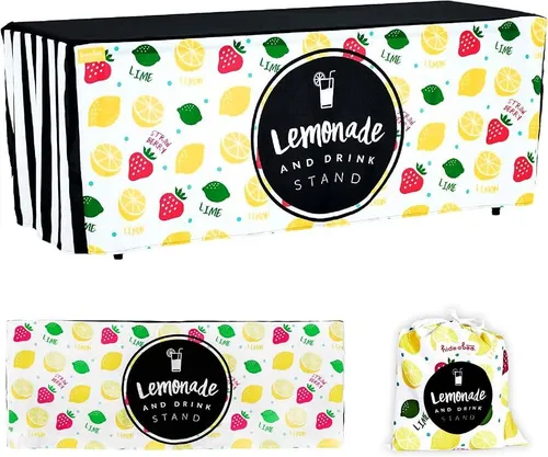 Lemonade 6' Spandex Table Cloth