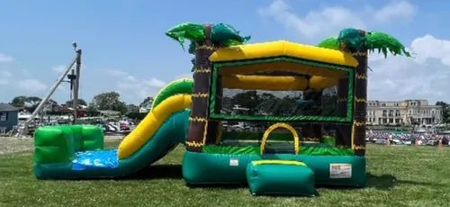 Bounce house combo Tropical wet/dry size 13x13x26
