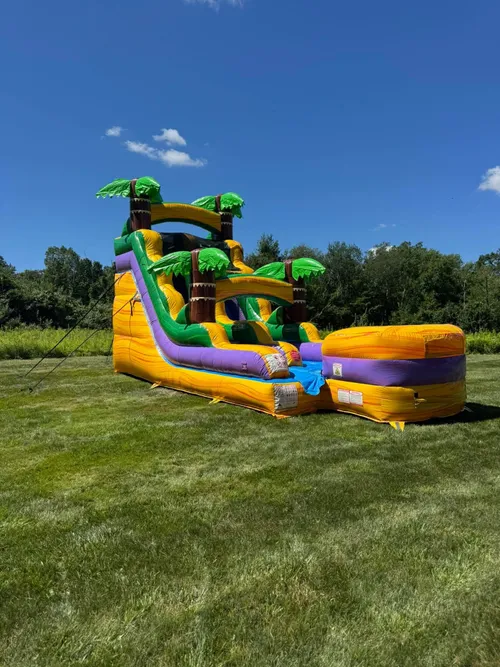 15ft waterslide tropical 