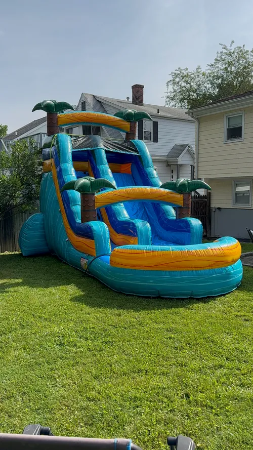 16FT tropical waterslide 