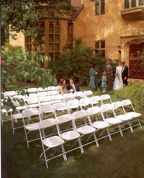 White chairs 