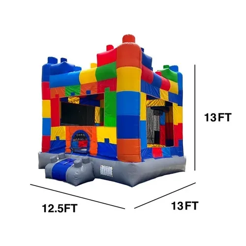 Bounce house block party