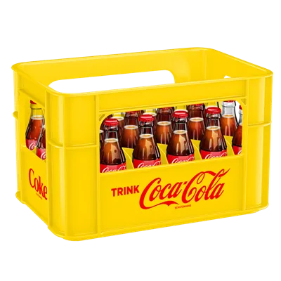 Kiste Coca-Cola Classic Glas 24x 0,2l