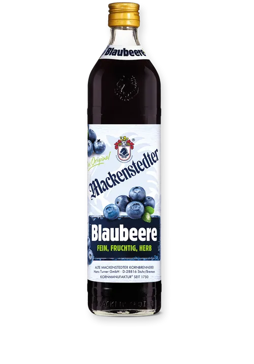 Mackenstedter Blaubeere Likör – 0,7 L – 15% Vol.