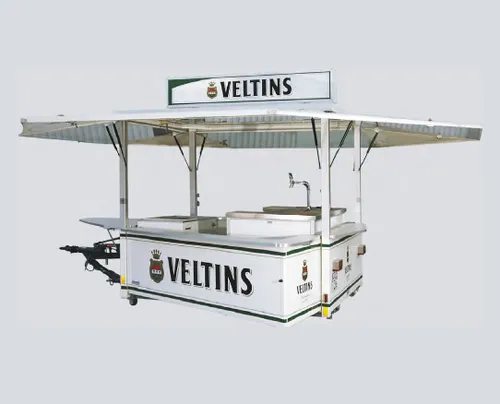 Ausschankwagen Veltins ( Bierwagen)