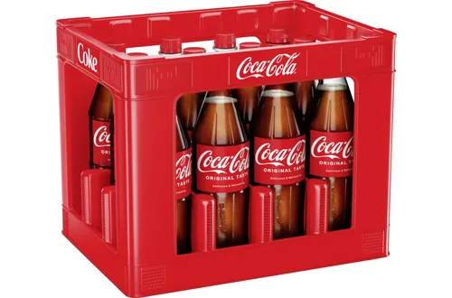 Kiste Coca Cola  Restposten haltbar 03.2026