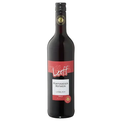Leoff Portugieser Rotwein QBA Qualitätswein 12,5% Vol 0,75l