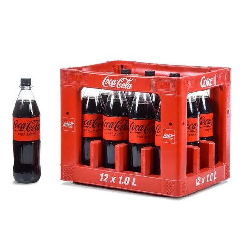 Kiste Coca-Cola Zero – 12x1 L