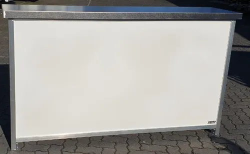 Mobile Theke Profi 2.000 x 700 x 930 mm mit Spühlbecken